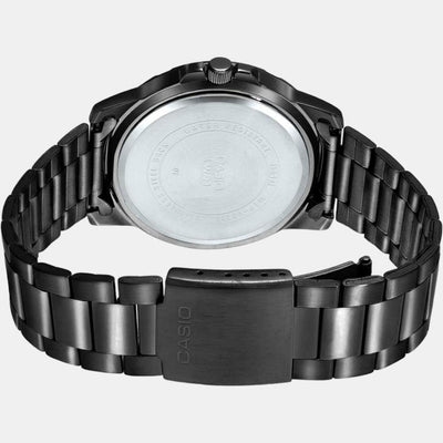 Enticer Men Quartz Black Dial Chronograph Stainless Steel Watch A2070