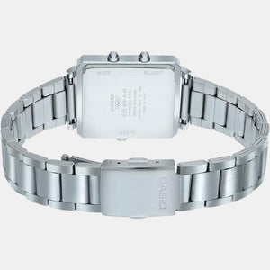 Enticer Men Quartz Silver Dial Analog Stainless Steel Watch A2084