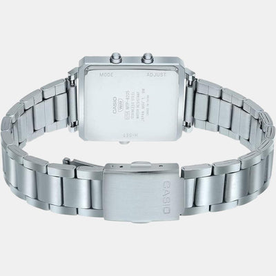 Enticer Men Quartz Silver Dial Analog Stainless Steel Watch A2084