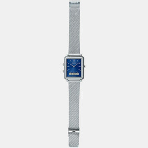 Enticer Men Quartz Blue Dial Analog Stainless Steel Watch A2086