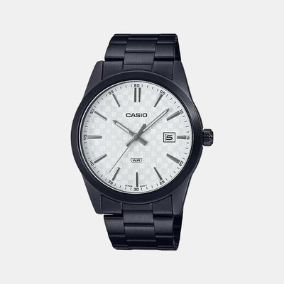 Enticer Men Quartz White Dial Analog Stainless Steel Watch A2091