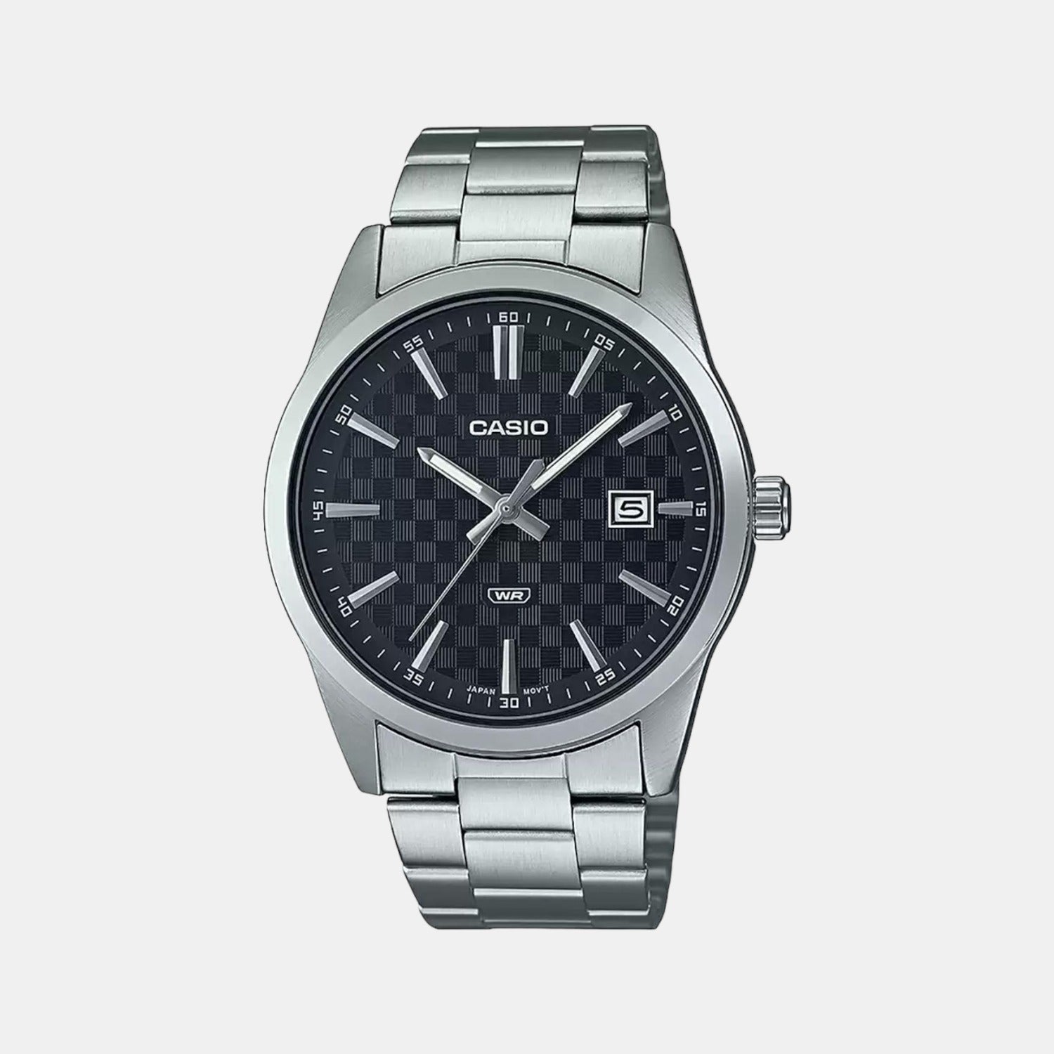Enticer Men Quartz Black Dial Analog Stainless Steel Watch A2092