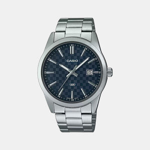 Enticer Men Quartz Black Dial Analog Stainless Steel Watch A2093