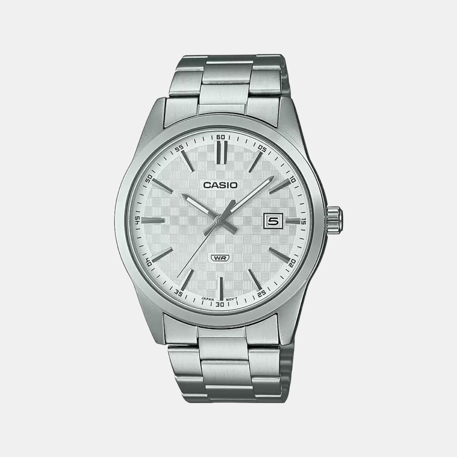 Enticer Men Quartz White Dial Analog Stainless Steel Watch A2094