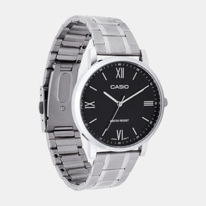 Enticer Men Quartz Black Dial Analog Stainless Steel Watch A2152