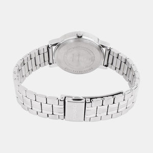 Enticer Women Quartz Blue Dial Analog Stainless Steel Watch A2155