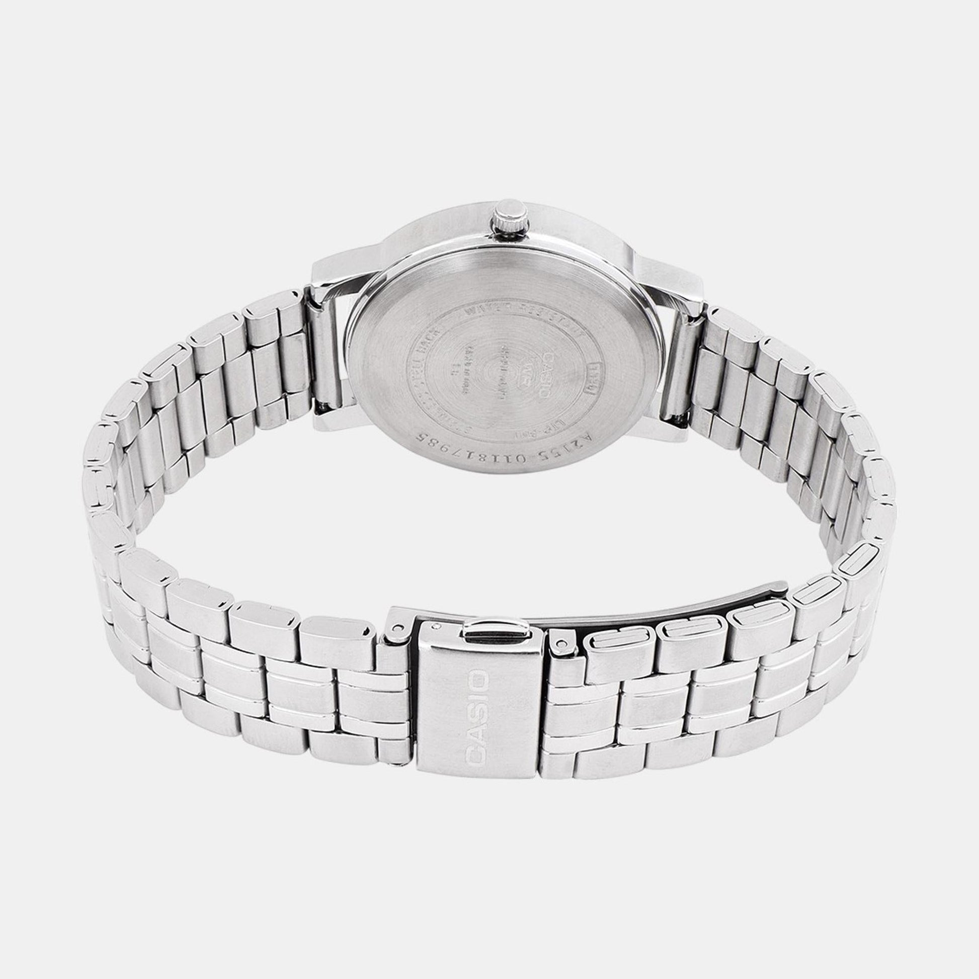 Enticer Women Quartz Blue Dial Analog Stainless Steel Watch A2155