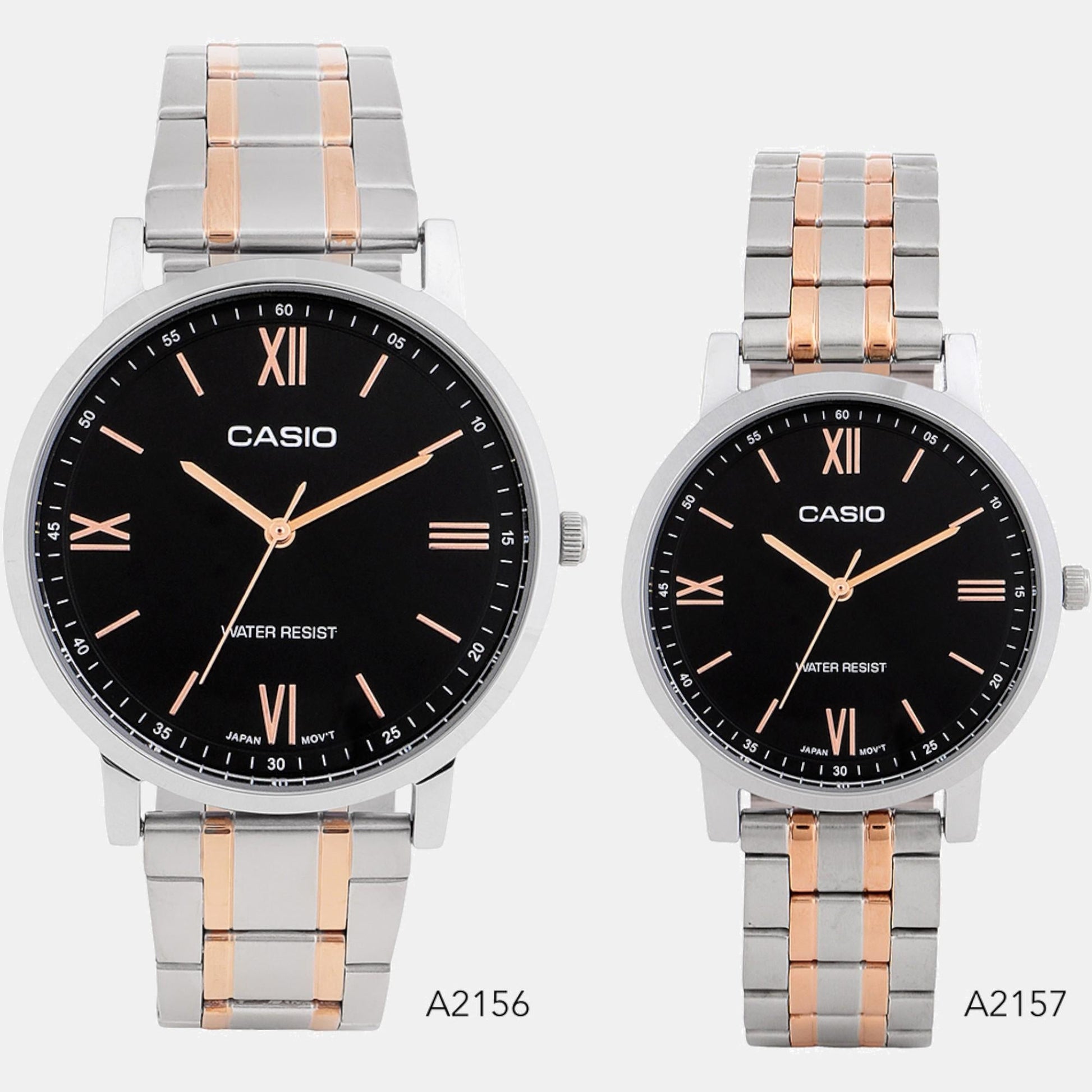 Enticer Men Quartz Black Dial Analog Stainless Steel Watch A2156