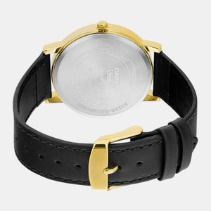 Enticer Men Quartz Silver Dial Analog Leather Watch A2160