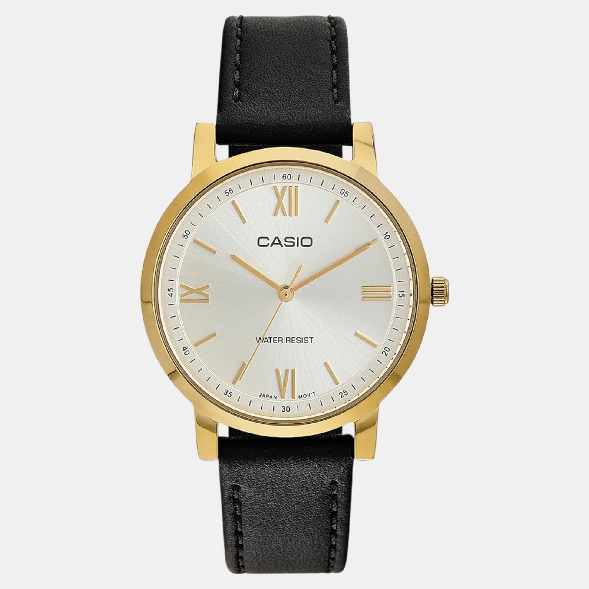 Enticer Women Quartz Silver Dial Analog Leather Watch A2161