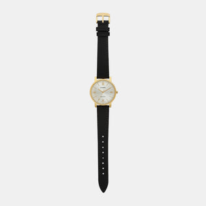 Enticer Women Quartz Silver Dial Analog Leather Watch A2161