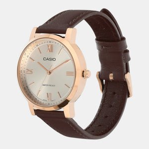 Enticer Women Quartz Silver Dial Analog Leather Watch A2163