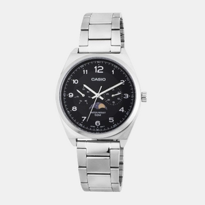 Enticer Men Quartz Black Dial Chronograph Stainless Steel Watch A2172