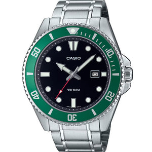 Casio Enticer Standard Black Dial Men 46.3mm A2192 MDV-107D-3AV