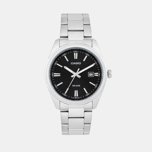 Enticer Men Quartz Black Dial Analog Stainless Steel Watch A2226