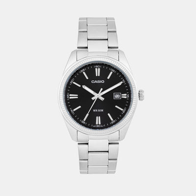 Enticer Men Quartz Black Dial Analog Stainless Steel Watch A2226