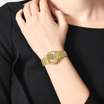 Casio Vintage Gold Dial Unisex 26.3mm A2233 LA700WEG-9A