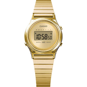 Casio Vintage Gold Dial Unisex 26.3mm A2233 LA700WEG-9A