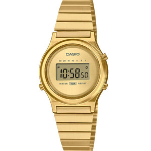 Casio Vintage Gold Dial Unisex 26.3mm A2233 LA700WEG-9A