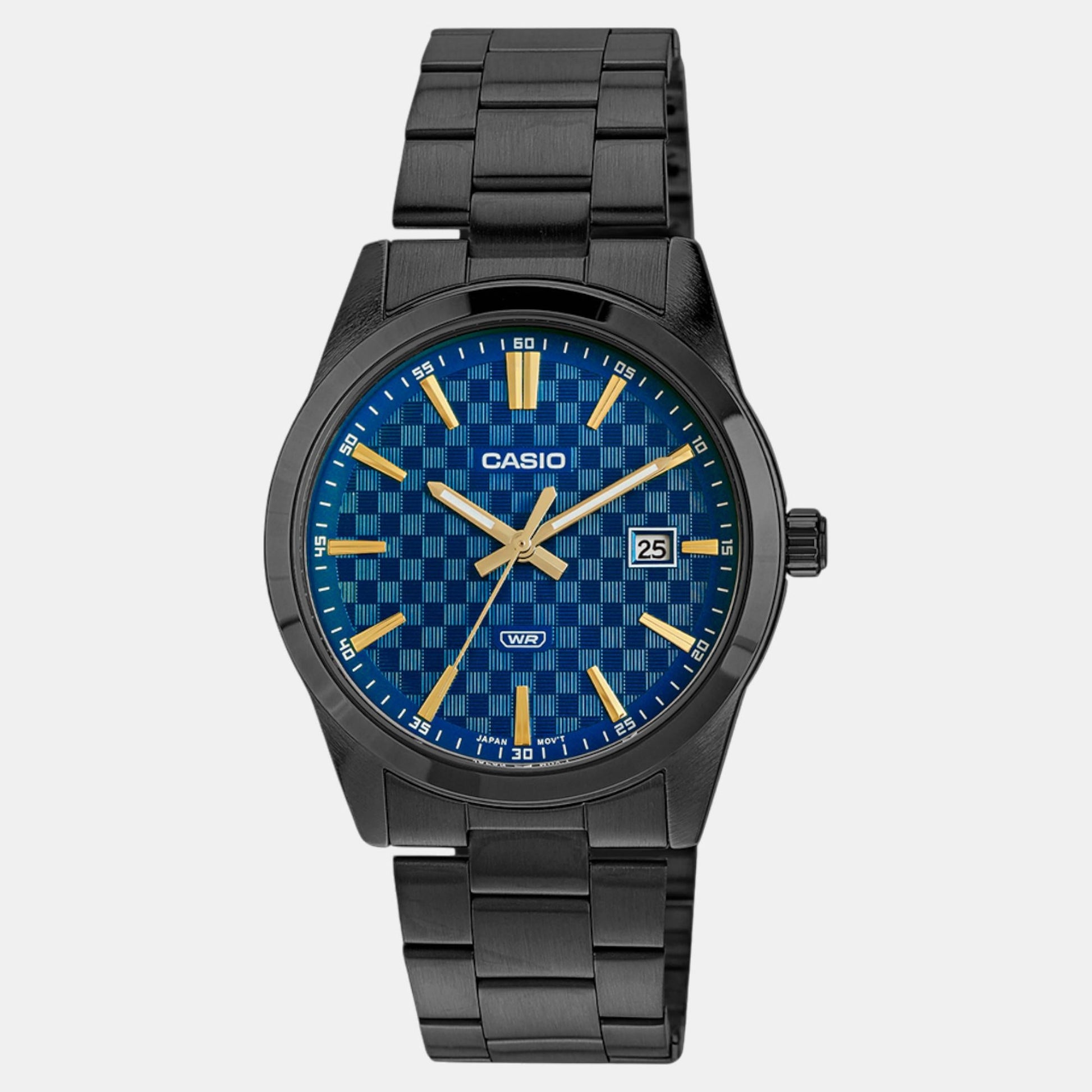 Enticer Men Quartz Blue Dial Analog Stainless Steel Watch A2239