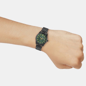 Enticer Men Quartz Green Dial Analog Stainless Steel Watch A2240