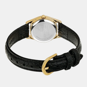 Enticer Women Quartz Gold Dial Analog Leather Watch A2264