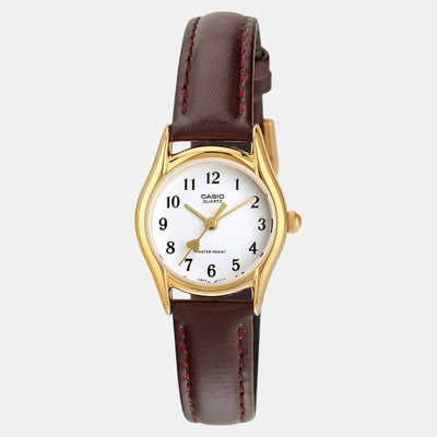 Enticer Women Quartz White Dial Analog Leather Watch A2265
