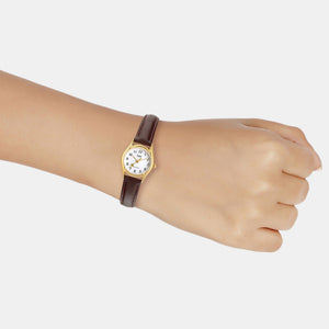 Enticer Women Quartz White Dial Analog Leather Watch A2265