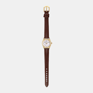 Enticer Women Quartz White Dial Analog Leather Watch A2266