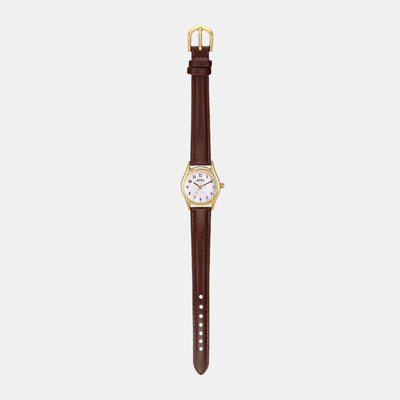 Enticer Women Quartz White Dial Analog Leather Watch A2266