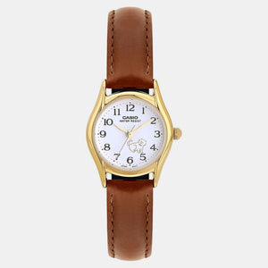 Enticer Women Quartz White Dial Analog Leather Watch A2267