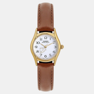 Enticer Women Quartz White Dial Analog Leather Watch A2268