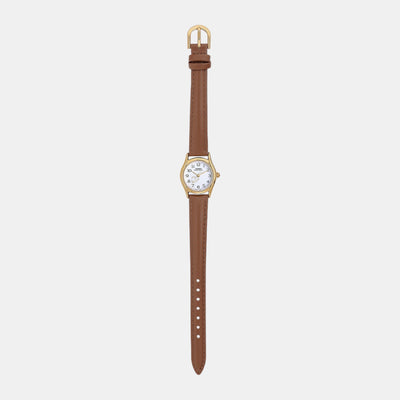 Enticer Women Quartz White Dial Analog Leather Watch A2268
