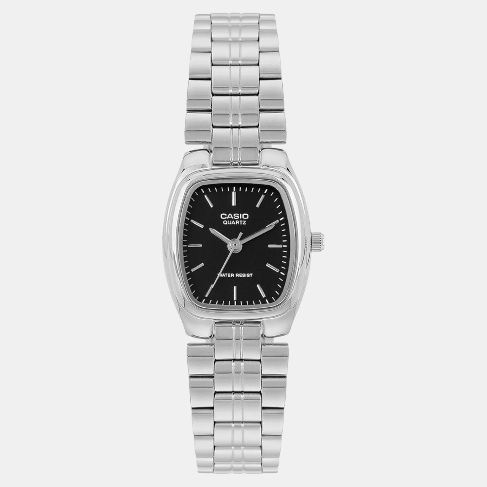 Enticer Women Quartz Black Dial Analog Stainless Steel Watch A2270