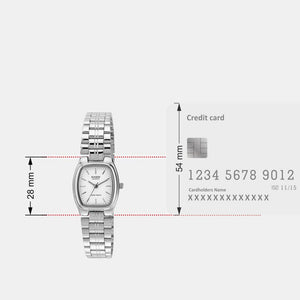 Enticer Women Quartz White Dial Analog Stainless Steel Watch A2271