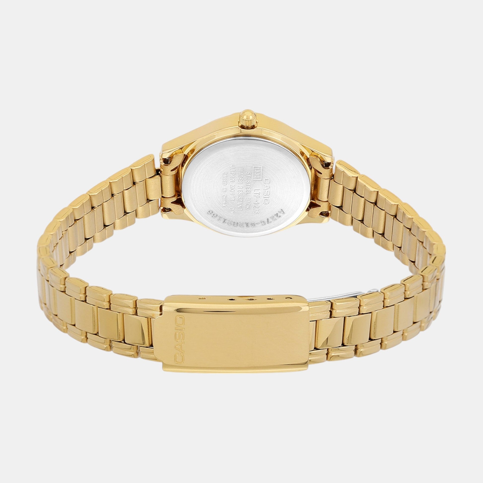 Enticer Women Quartz Gold Dial Analog Stainless Steel Watch A2276
