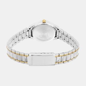 Enticer Women Quartz Gold Dial Analog Stainless Steel Watch A2277