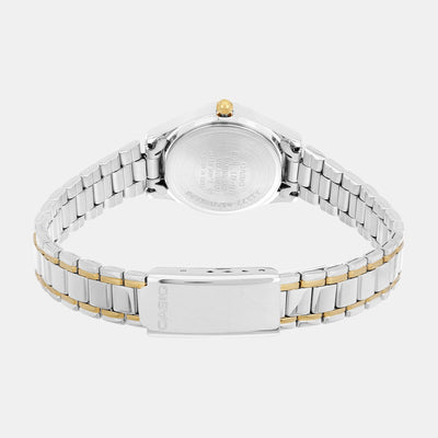 Enticer Women Quartz Gold Dial Analog Stainless Steel Watch A2277