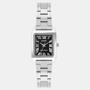Enticer Women Quartz Black Dial Analog Stainless Steel Watch A2278
