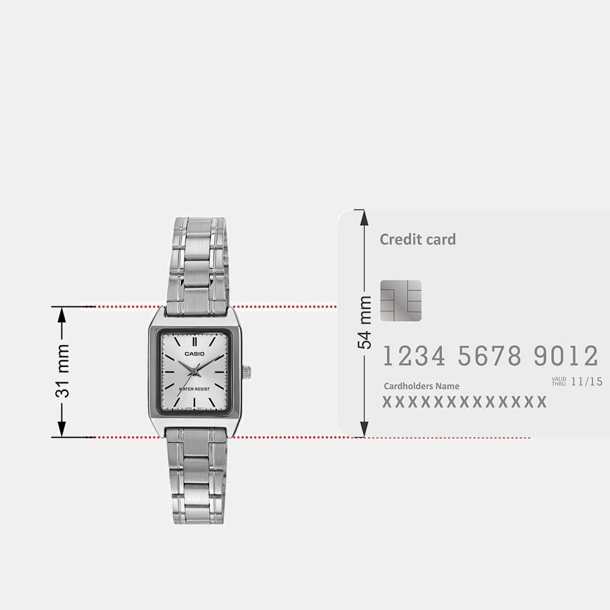 Enticer Women Quartz Silver Dial Analog Stainless Steel Watch A2283
