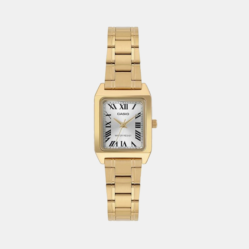 Enticer Women Quartz Silver Dial Analog Stainless Steel Watch A2284
