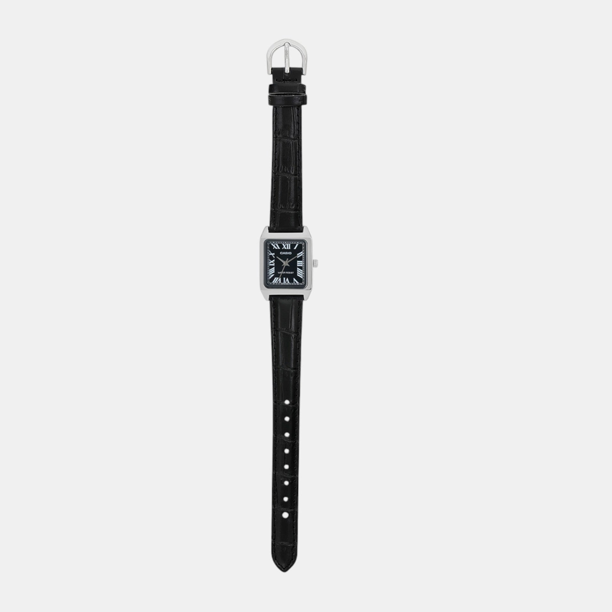 Enticer Women Quartz Black Dial Analog Leather Watch A2286
