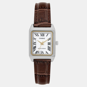 Enticer Women Quartz White Dial Analog Leather Watch A2288