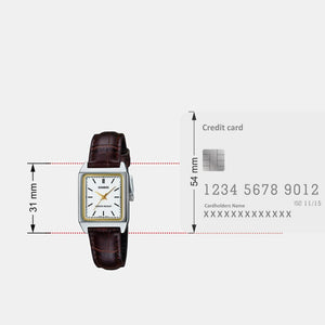 Enticer Women Quartz White Dial Analog Leather Watch A2290