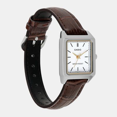 Enticer Women Quartz White Dial Analog Leather Watch A2290