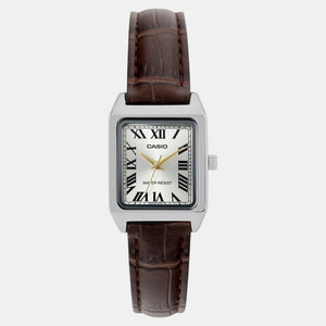 Enticer Women Quartz Gold Dial Analog Leather Watch A2291