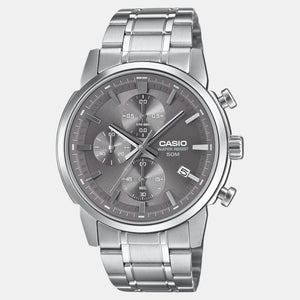 Enticer Men Quartz Brown Dial Chronograph Stainless Steel Watch A2306