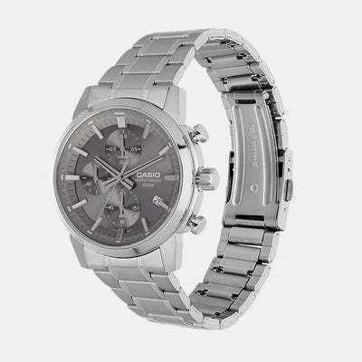 Enticer Men Quartz Brown Dial Chronograph Stainless Steel Watch A2306