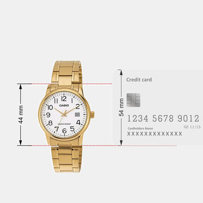 Enticer Men Quartz White Dial Analog Stainless Steel Watch A2312