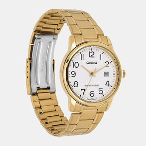 Enticer Men Quartz White Dial Analog Stainless Steel Watch A2312